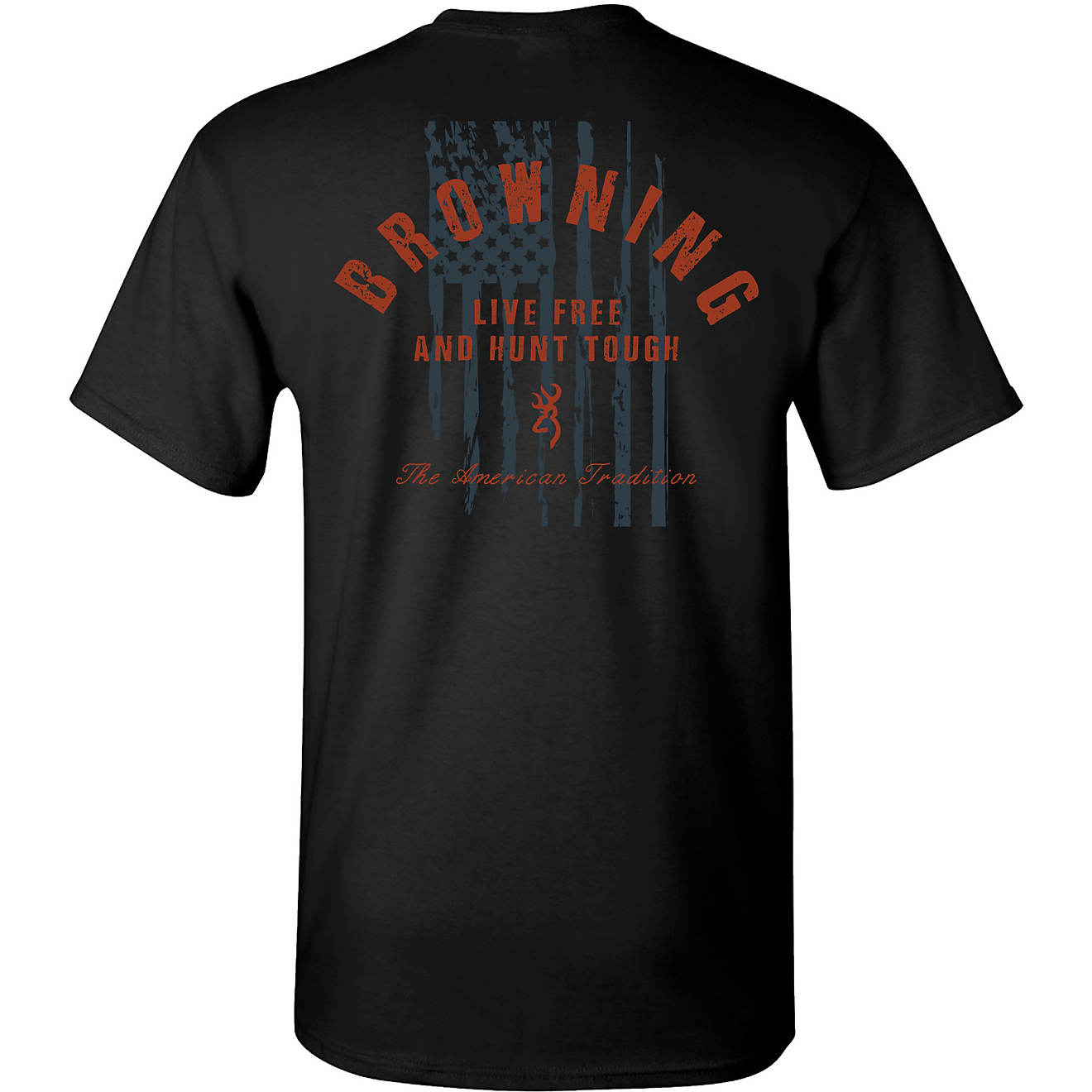 Browning Men’s Hunt Tough Graphic T-shirt                                                                                      - view number 1