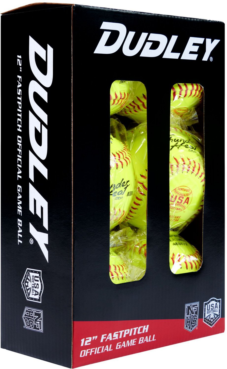 Dudley 12 NFHS Thunder Heat Fastpitch Softballs (Dozen), 43147 