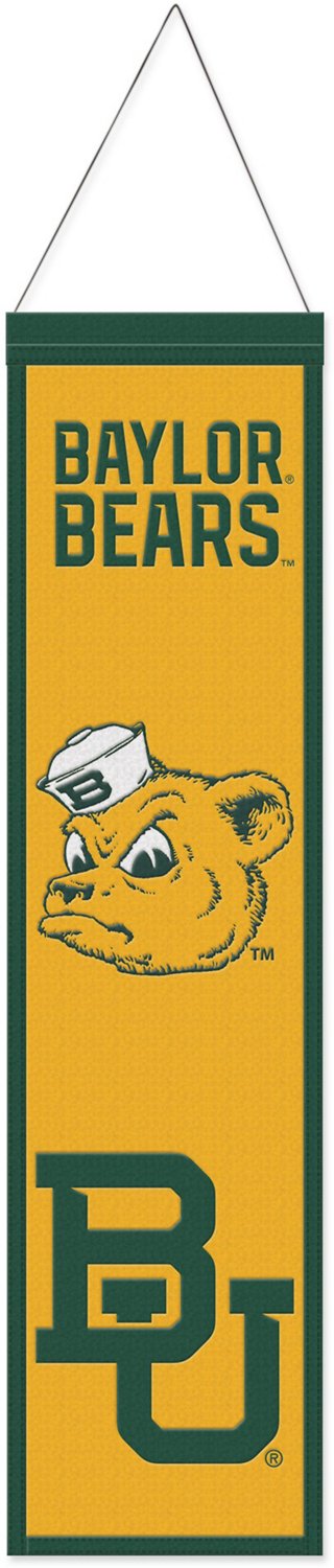 WinCraft Baylor University Evolution 8 x 32 Wool Banner | Academy