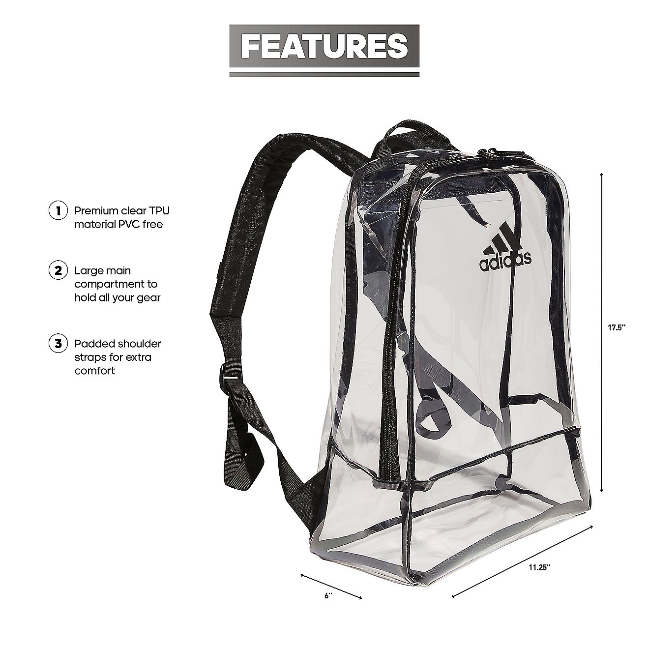 adidas Clear Backpack                                                                                                            - view number 7