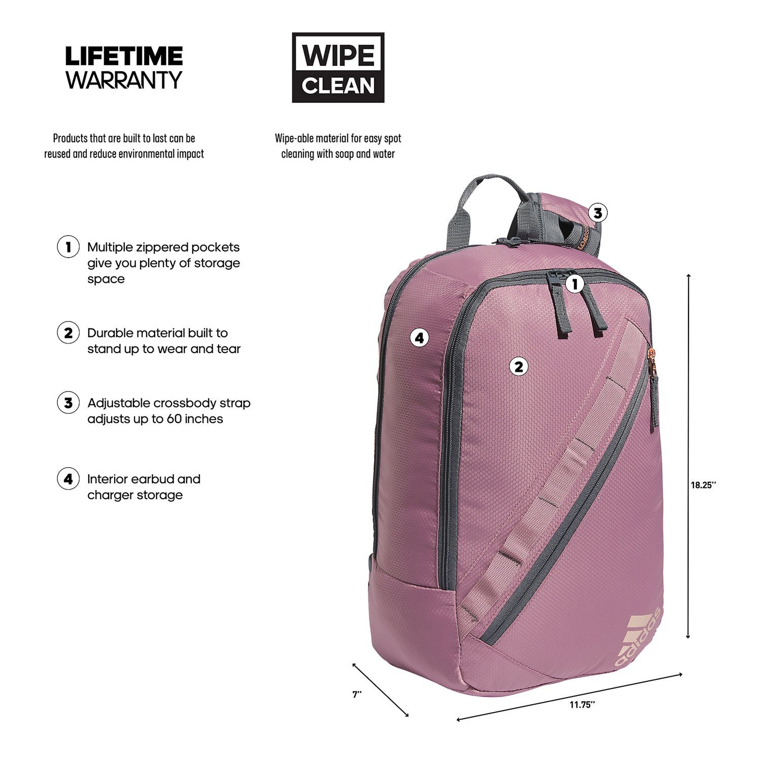 adidas Prime Sling Backpack - view number 7