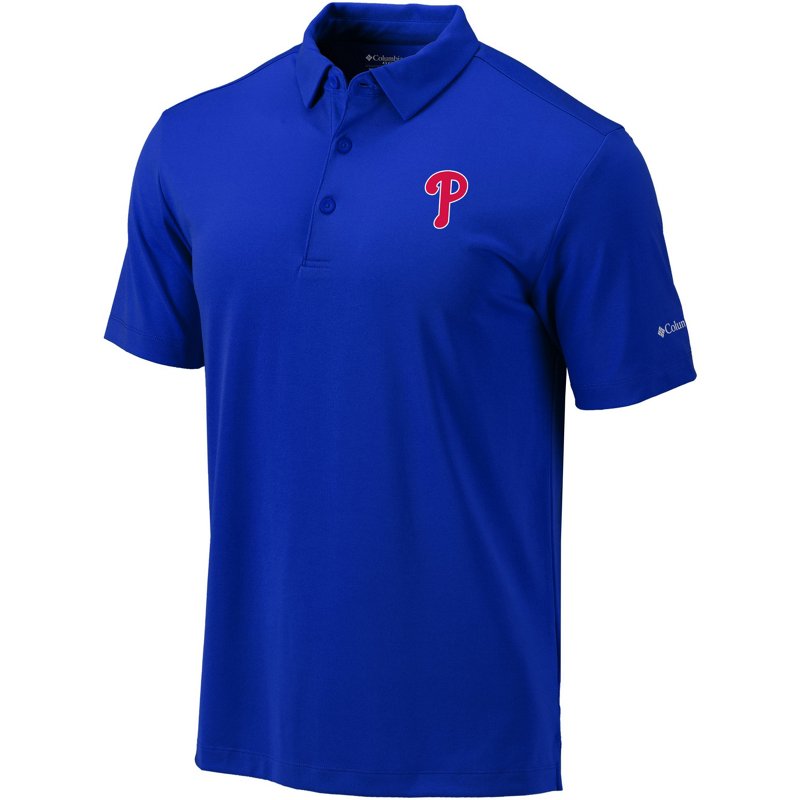 Columbia Sportswear Men's Philadelphia Phillies Omni-Wick Drive Polo Shirt-image