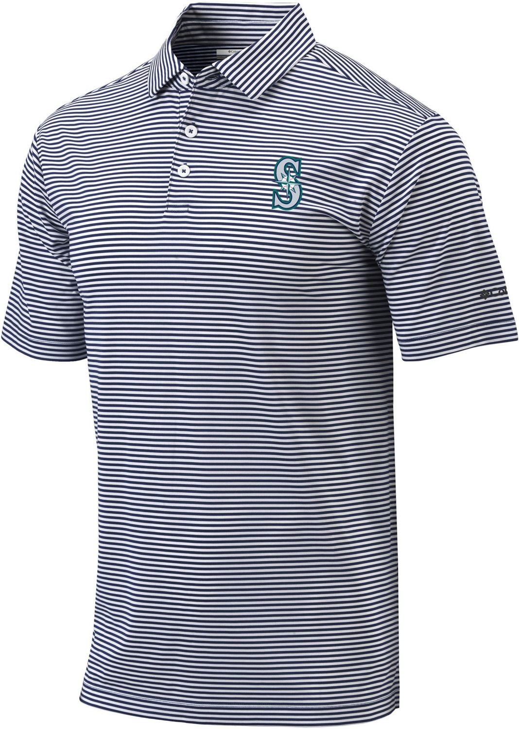 Columbia Sportswear Men's Seattle Mariners Club Invite Polo Shirt | Academy