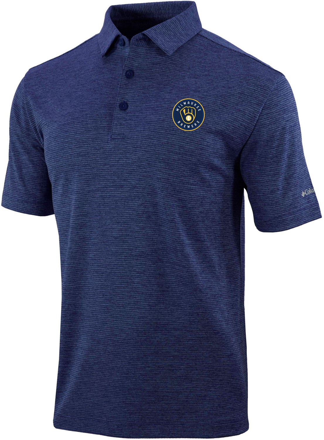 Columbia Sportswear Men's Milwaukee Brewers Set II Polo