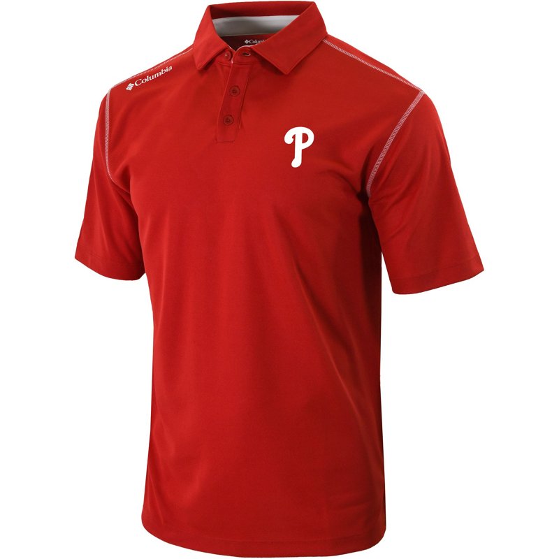Columbia Sportswear Men's Philadelphia Phillies Shotgun Polo Shirt