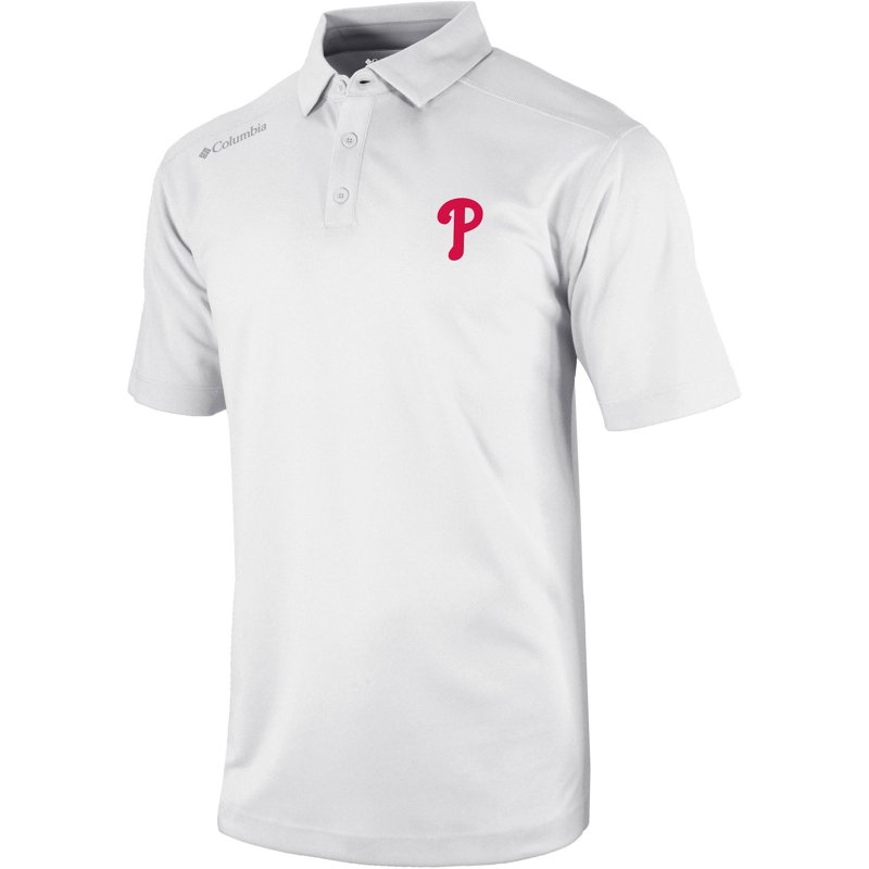 Columbia Sportswear Men's Philadelphia Phillies Shotgun Polo Shirt