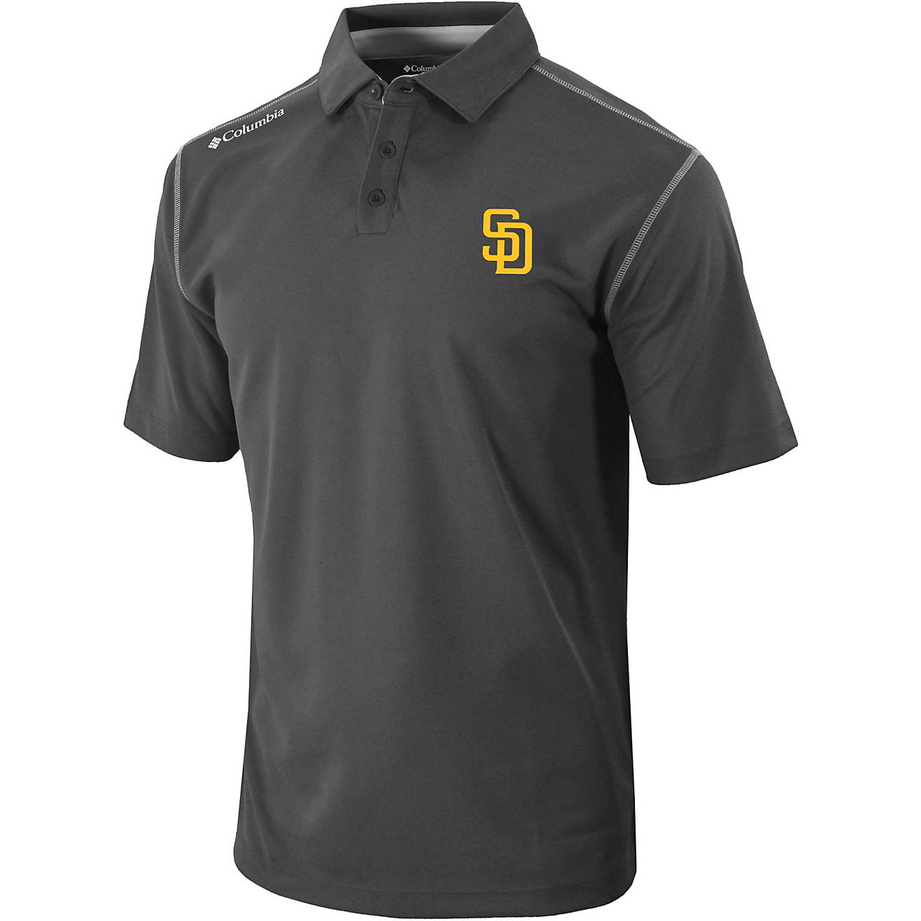 Columbia Sportswear Men's San Diego Padres Shotgun Polo Shirt                                                                    - view number 1