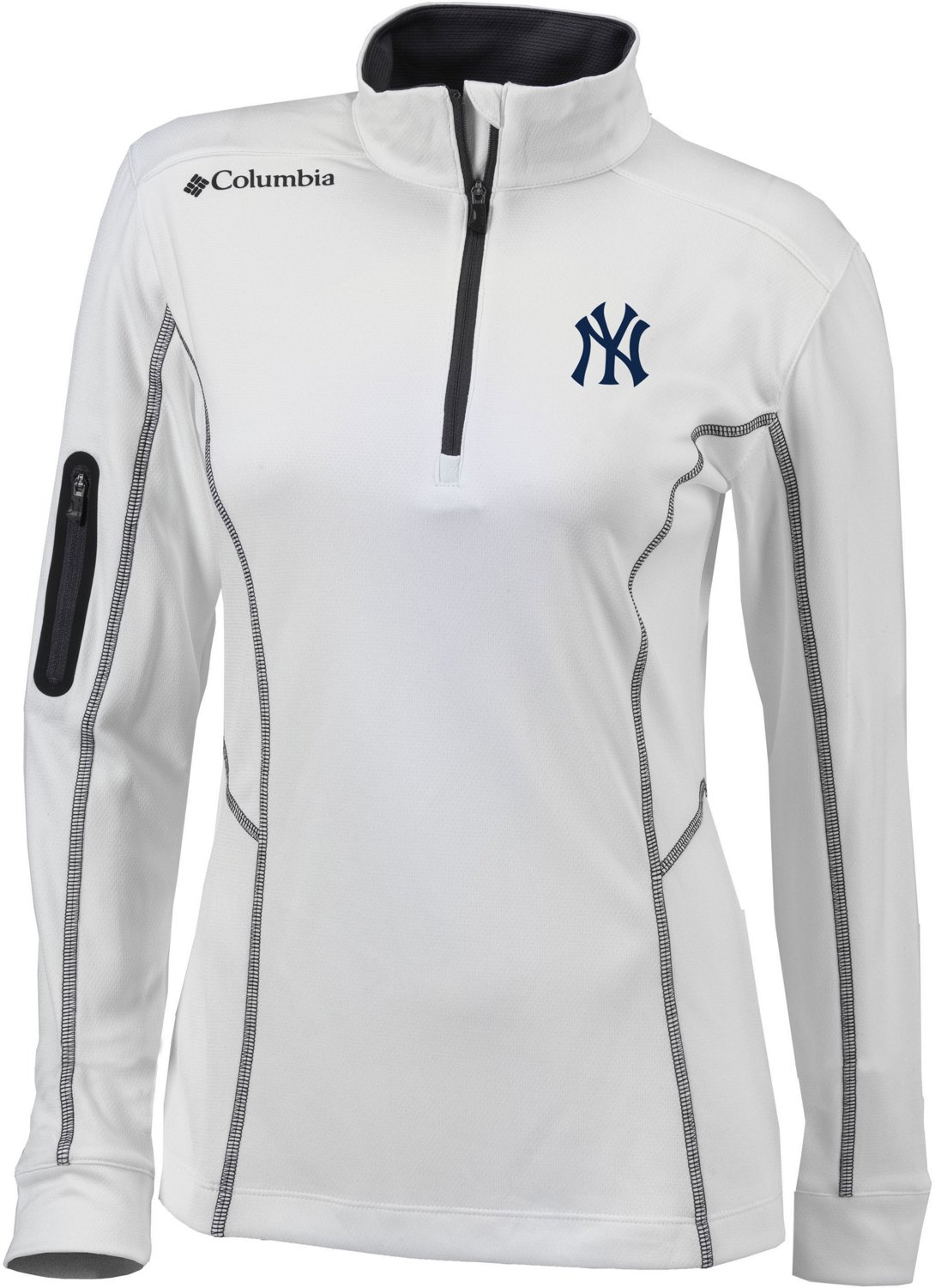 Columbia Sportswear Women's New York Yankees Shotgun 1/4 Zip Pullover