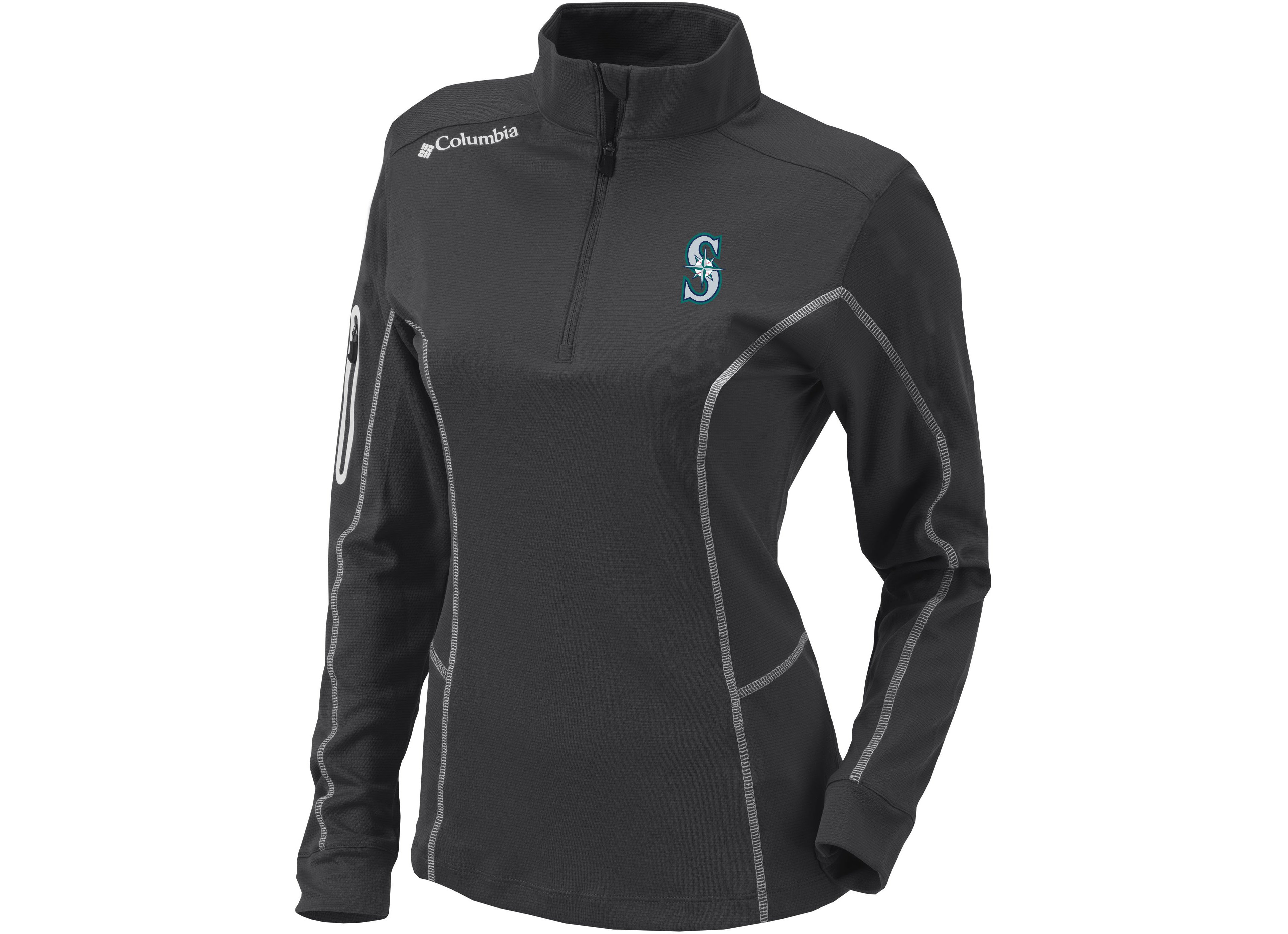 Columbia Sportswear Women's Seattle Mariners Shotgun 1/4 Zip Pullover
