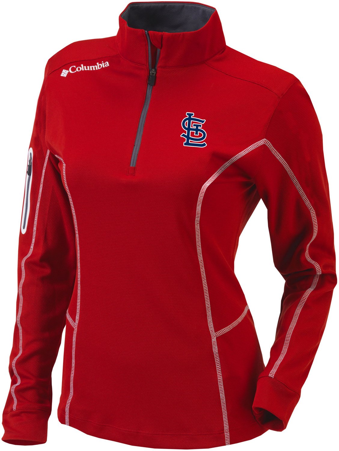 Columbia Sportswear Women's St. Louis Cardinals Shotgun 1/4 Zip Pullover