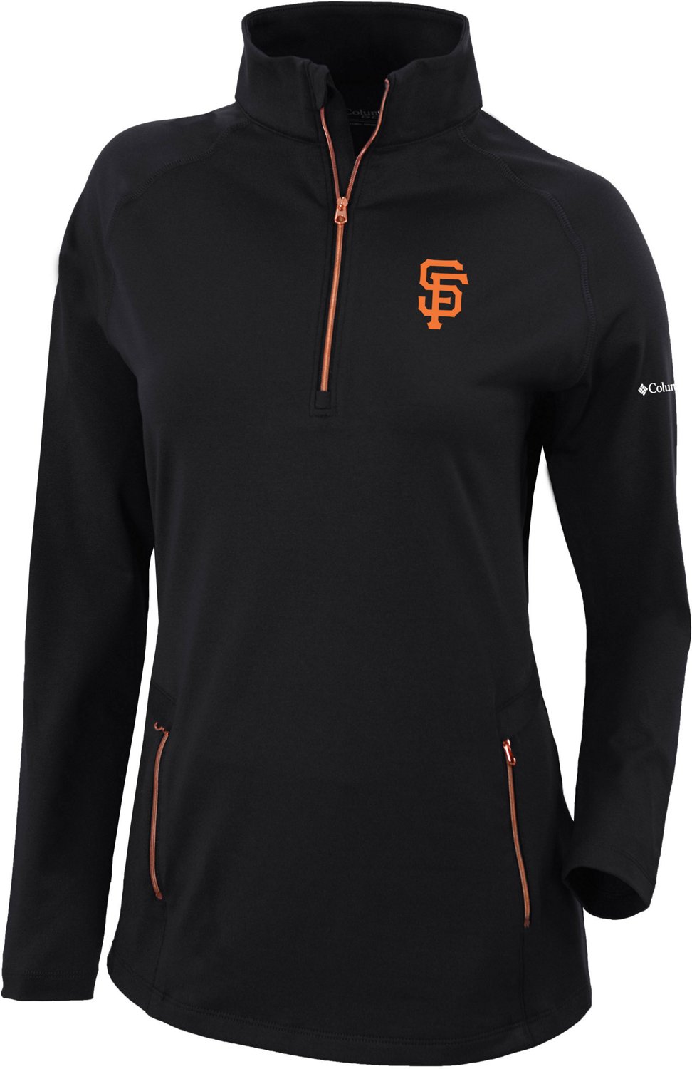 Columbia Sportswear Women's San Francisco Giants Omni-WICK Outward Nine 1/4-Zip Shirt
