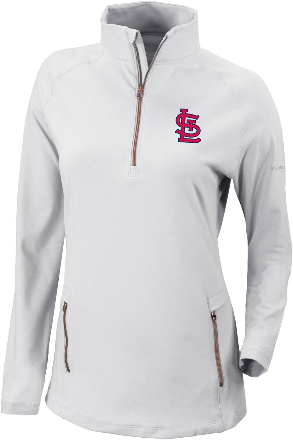 Columbia Sportswear Women's St. Louis Cardinals Omni-WICK Outward Nine 1/4-Zip Shirt