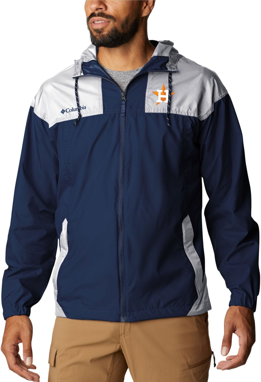 Columbia Sportswear Men's Houston Astros Flash Challenger Windbreaker