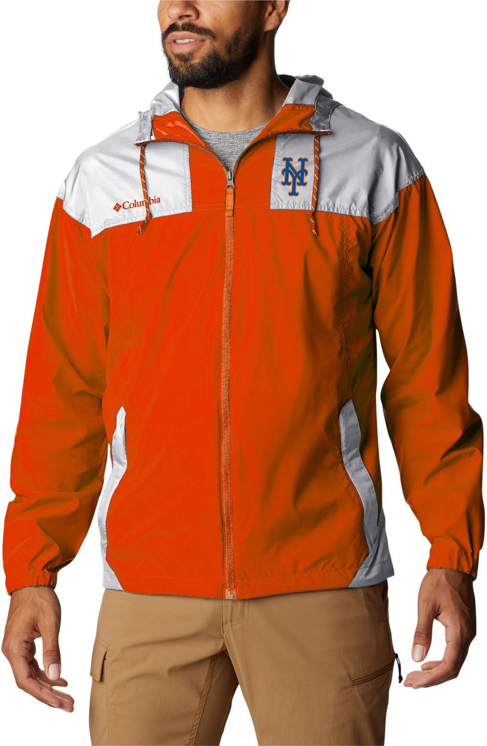 Columbia Sportswear Men's New York Mets Flash Challenger Windbreaker