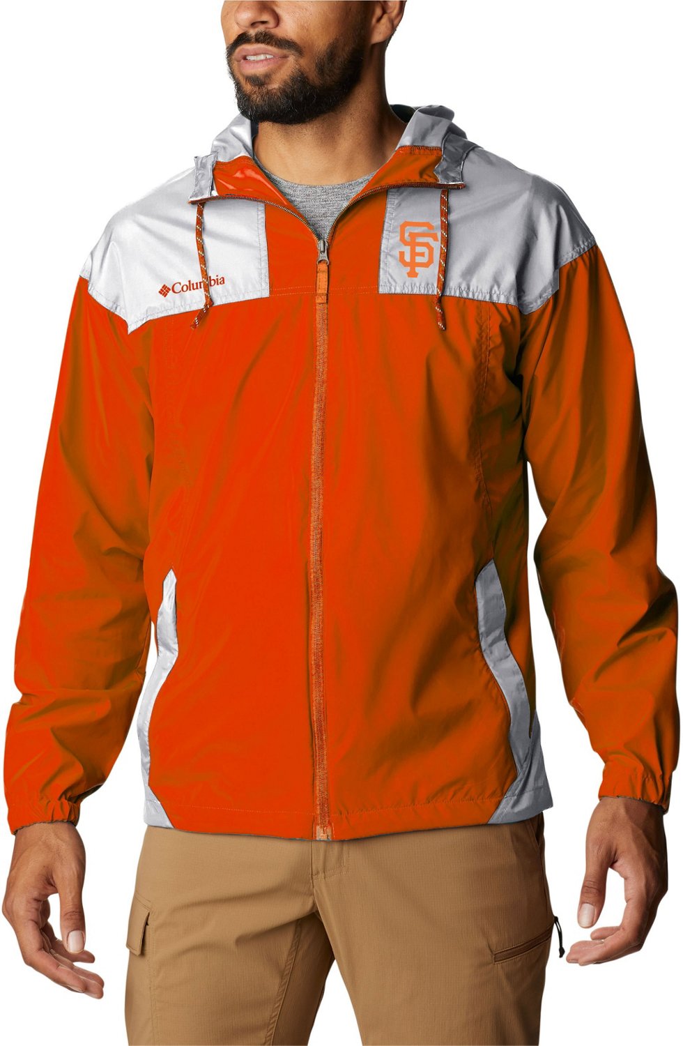 Columbia Sportswear Men's San Francisco Giants Flash Challenger Windbreaker