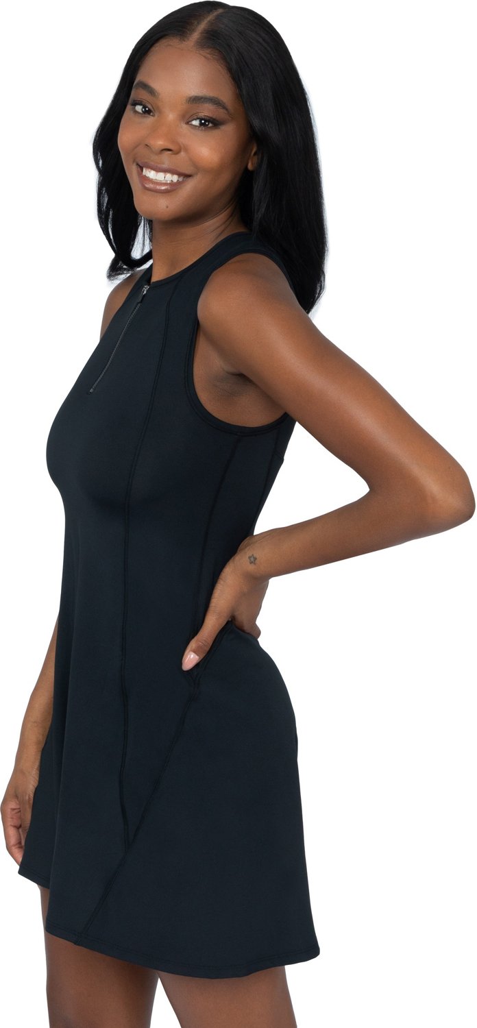 90 Degree by Reflex Women's Airlux Infinity Quarter Zip Tennis Dress                                                             - view number 4