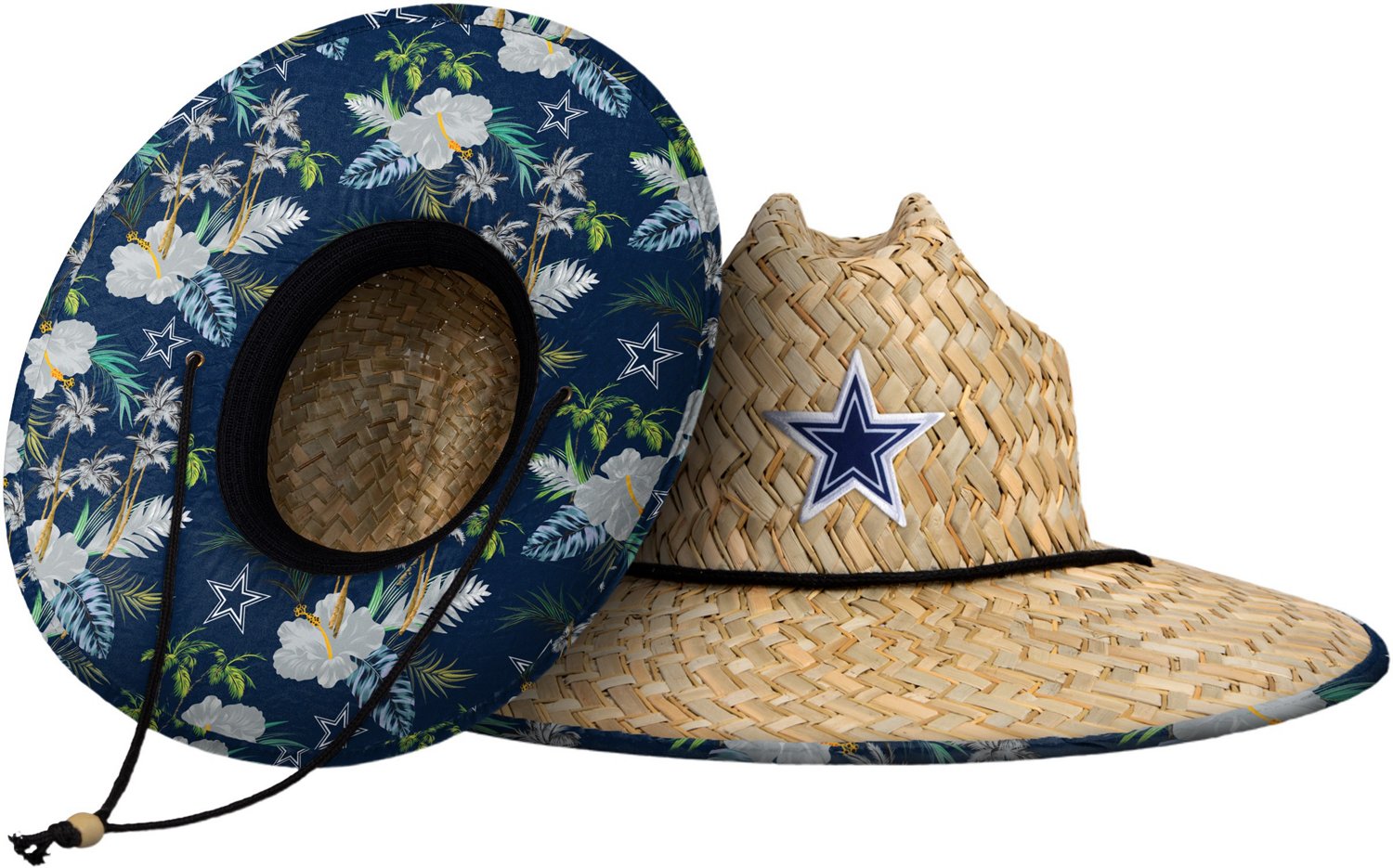 FOCO NFL Womens Floral Straw Hat