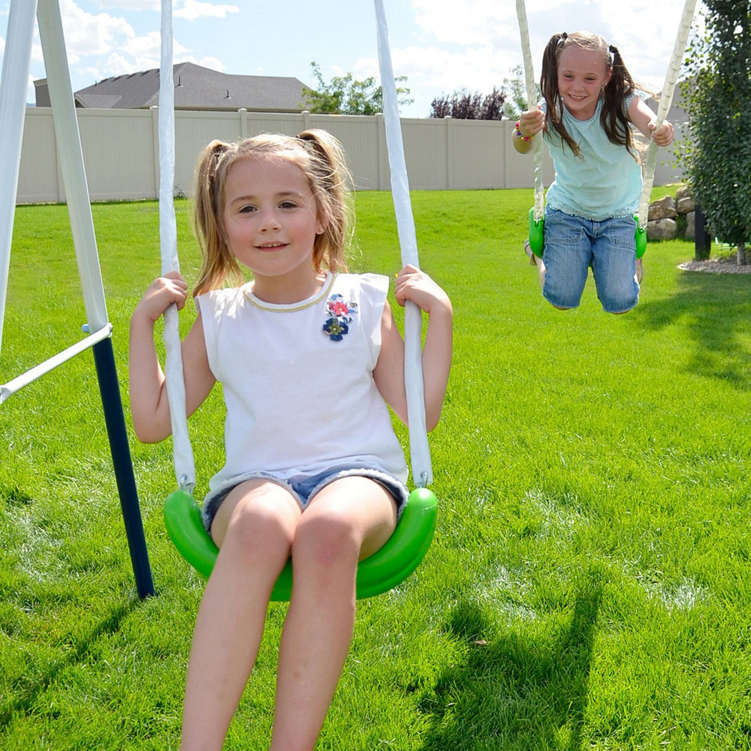 Sportspower Rosemead Metal Swing and Slide Set                                                                                   - view number 13