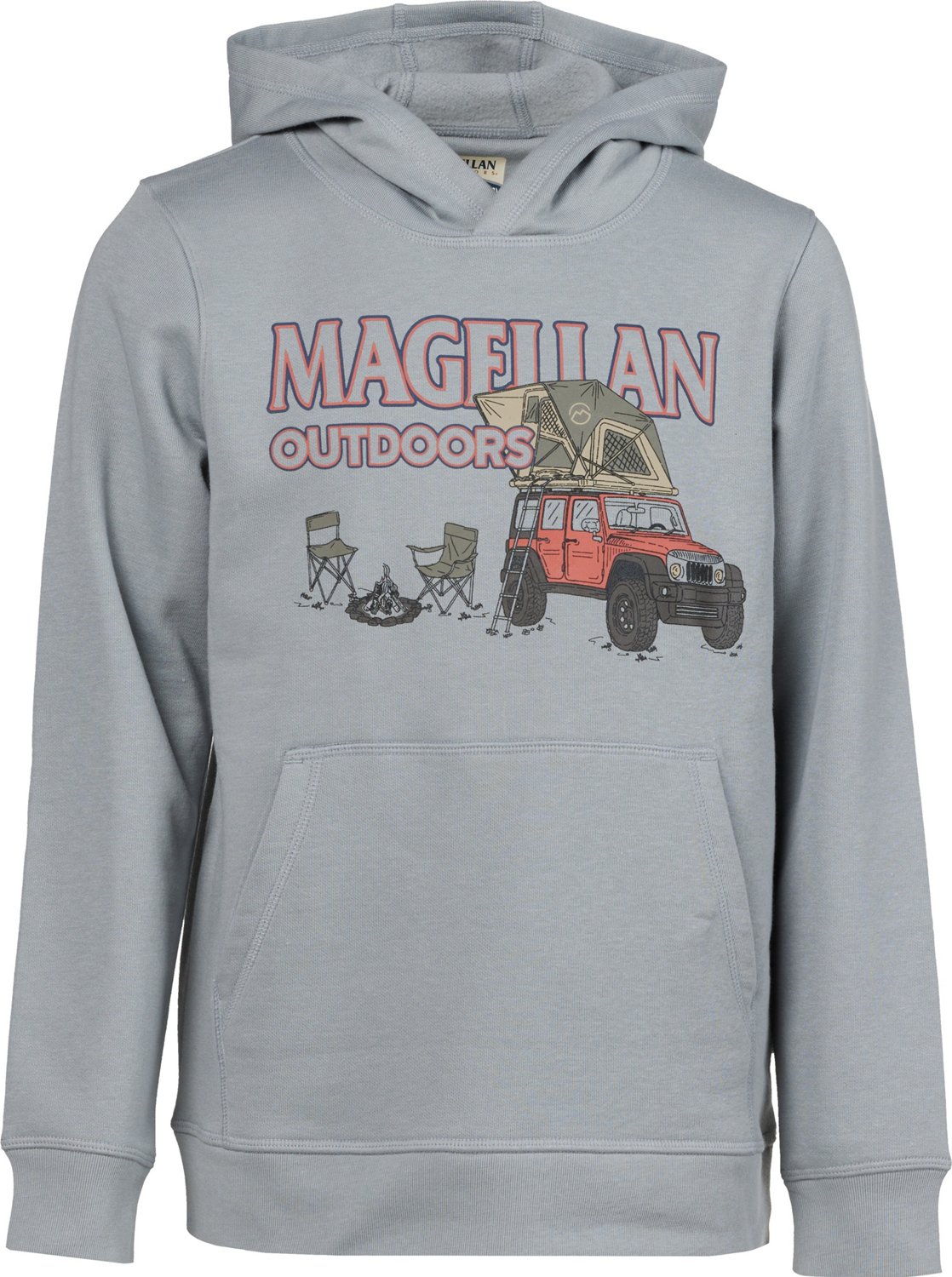 Magellan Outdoors Boys' Camp Out Graphic Fleece Hoodie