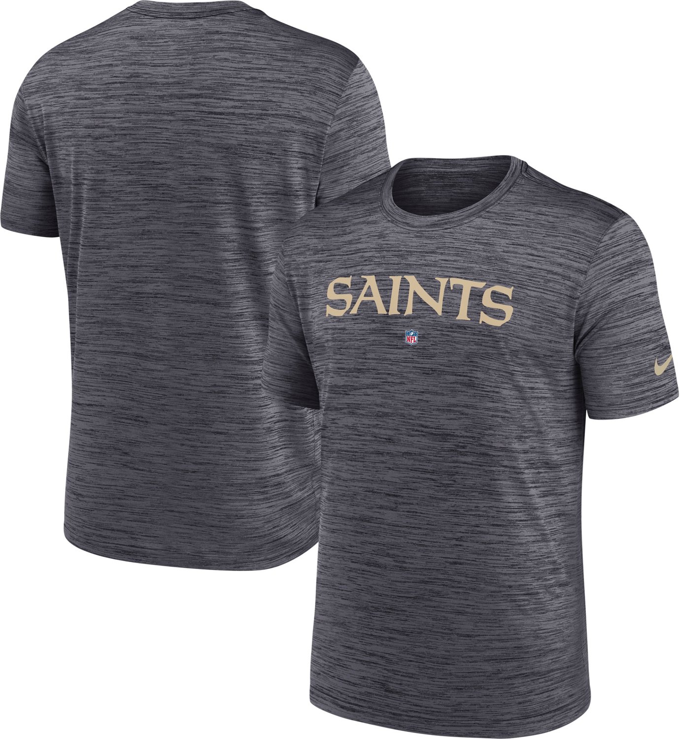 Nike Men's New Orleans Saints Team Issue Velocity Graphic T-shirt