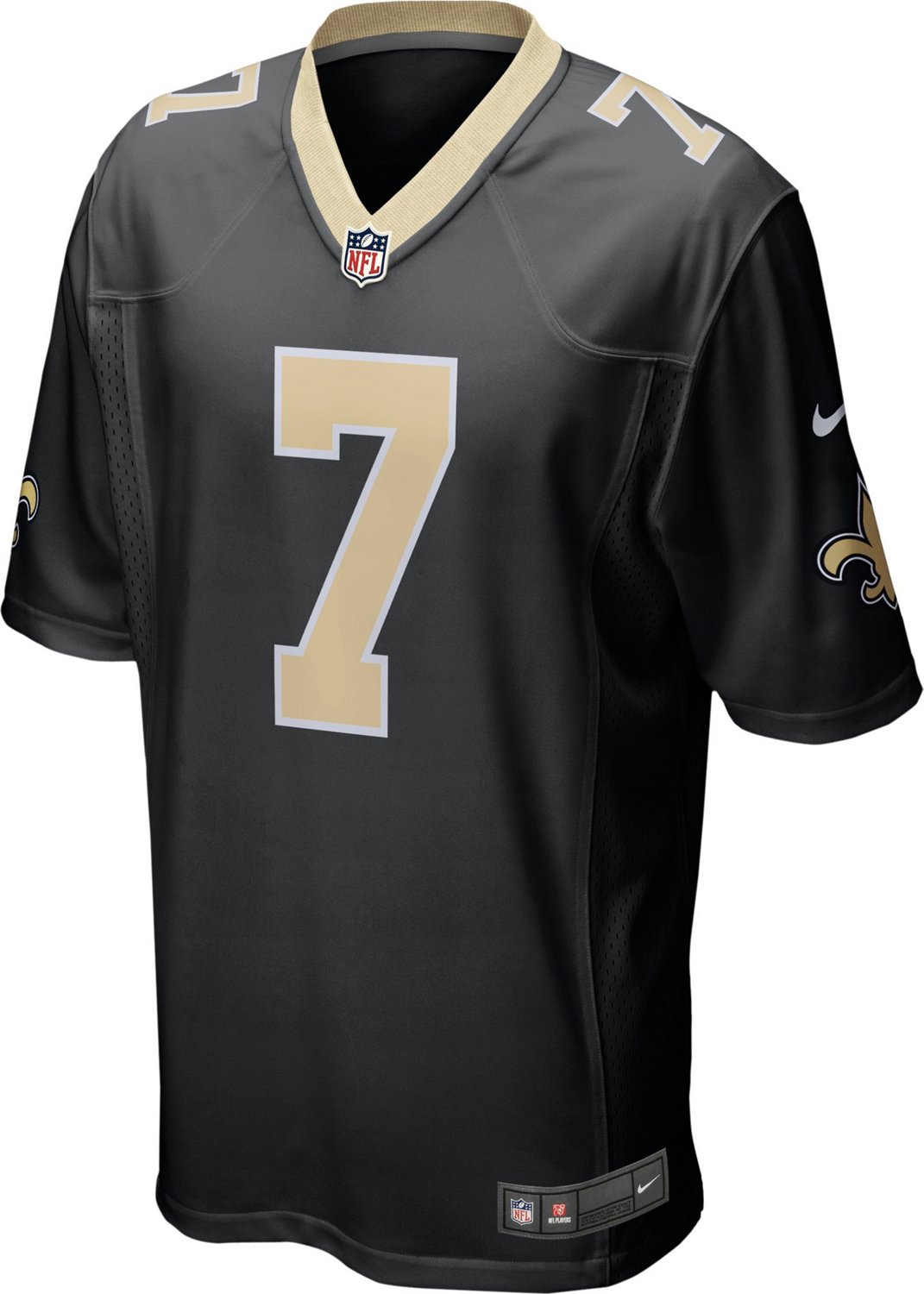 Nike Taysom Hill New Orleans Saints Limited Black Reflective Jersey - Youth