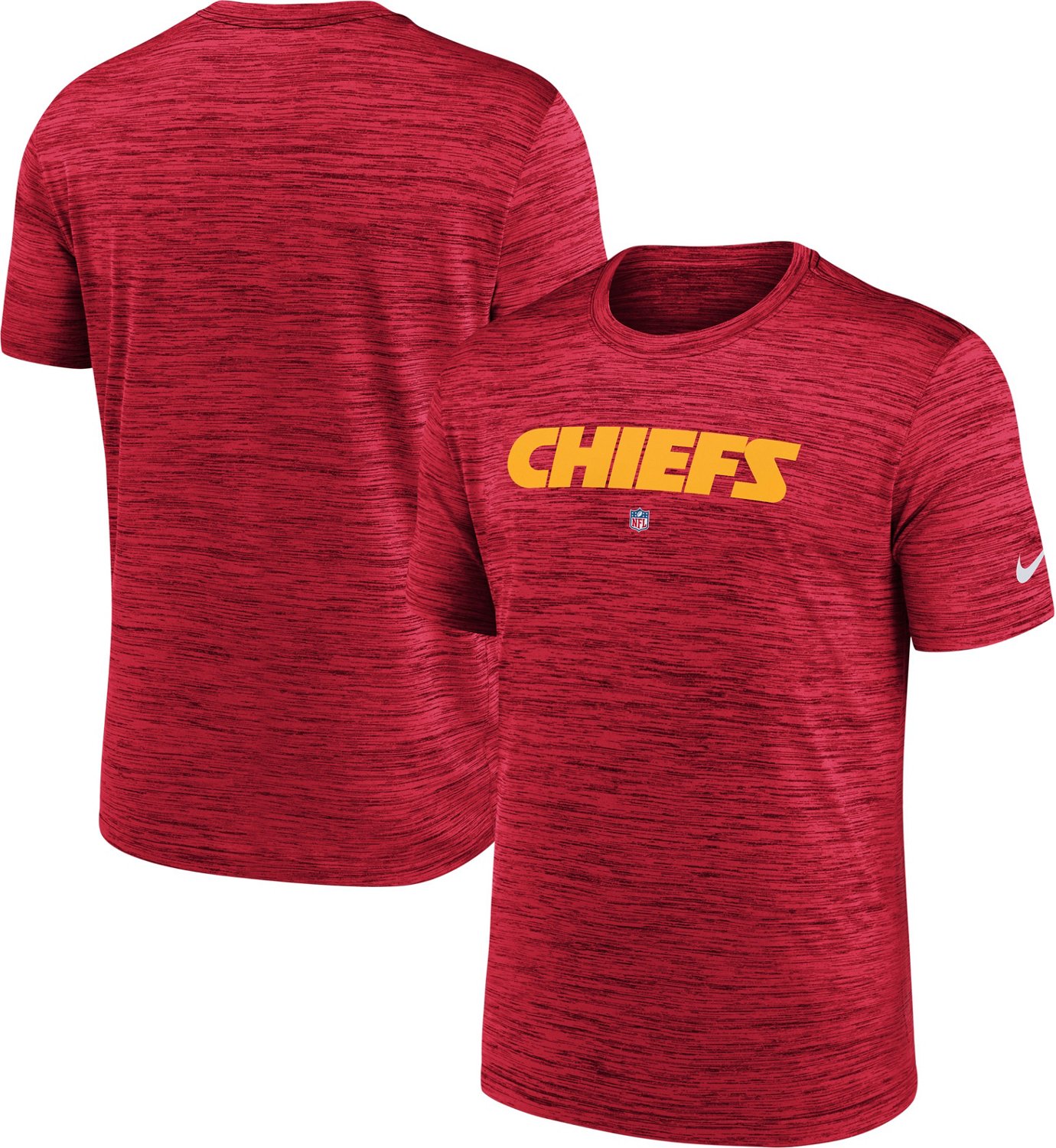Nike Men's Kansas City Chiefs Team Issue Velocity Graphic T-shirt                                                                - view number 3