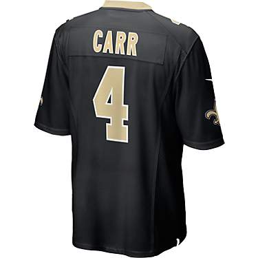Nike Men's New Orleans Saints Derek Carr 4 Game N&N Jersey                                                                      