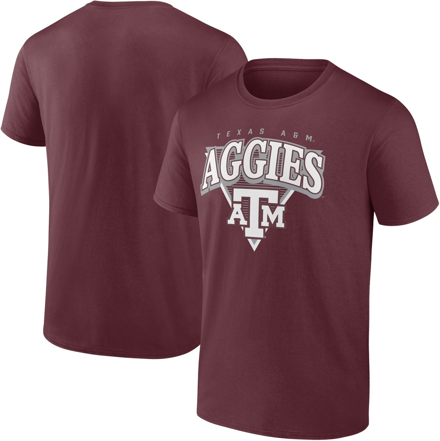 Fanatics Men's Texas A&M University Fundamentals Modern Triblend T-shirt                                                         - view number 3