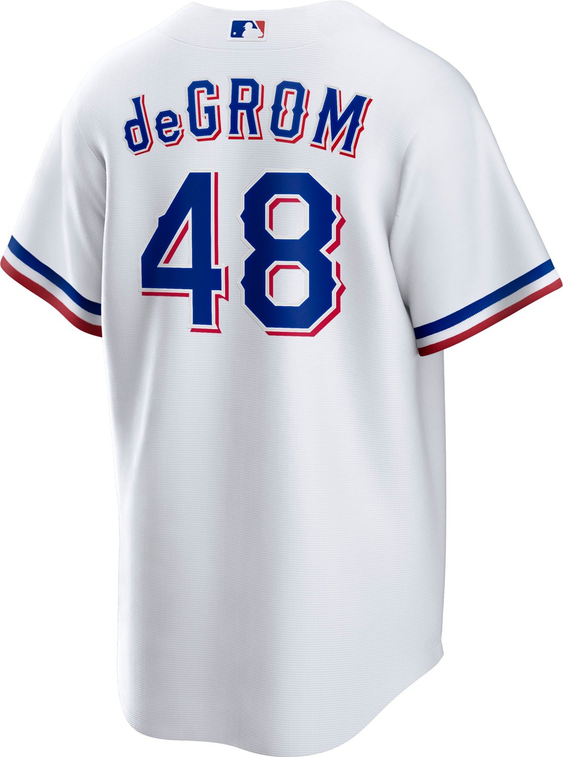 Nike Men s Texas Rangers deGrom Home Replica Jersey Academy