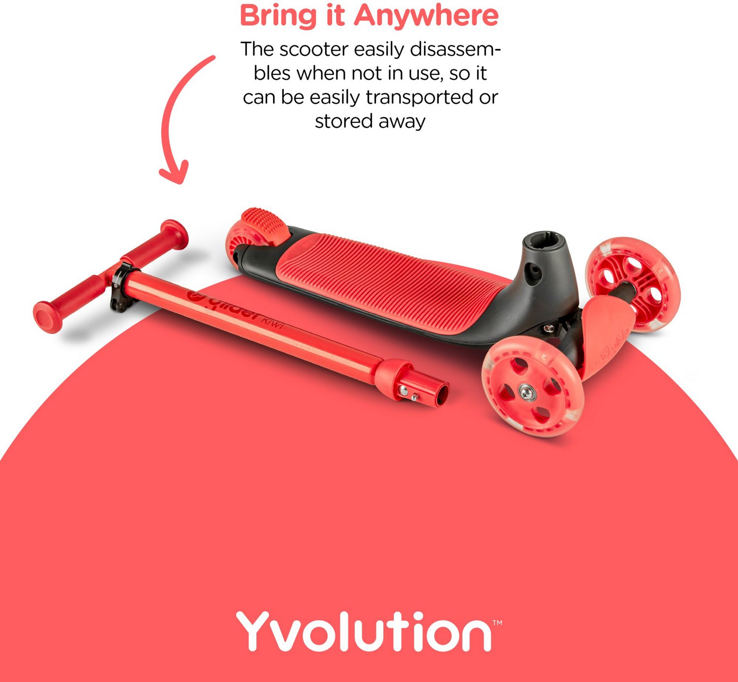 Yvolution Preschool Kids' Kiwi 3-Wheel Scooter - view number 4