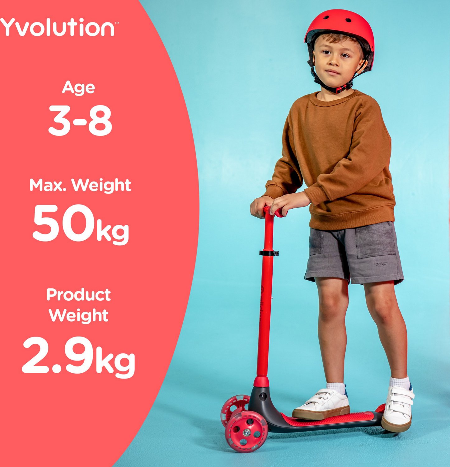 Yvolution Preschool Kids' Kiwi 3-Wheel Scooter - view number 5