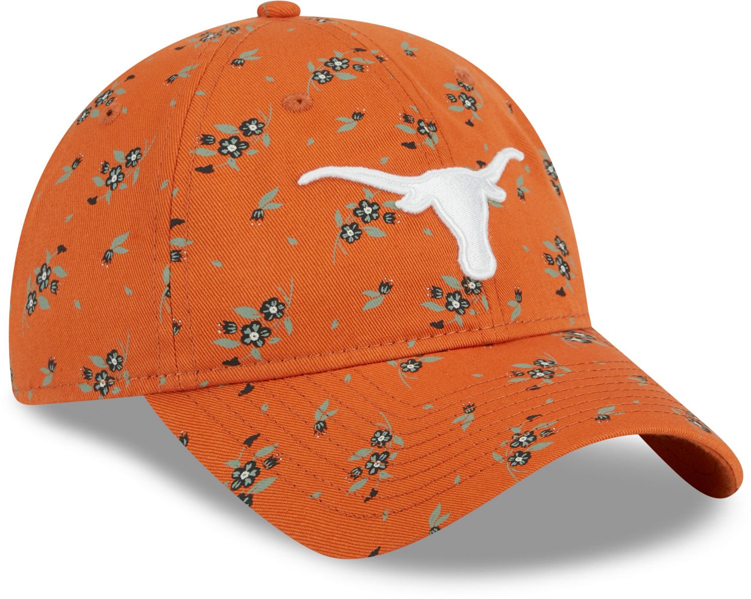 New Era Women's University of Texas Bloom OTC Adjustable 9TWENTY Cap - view number 3