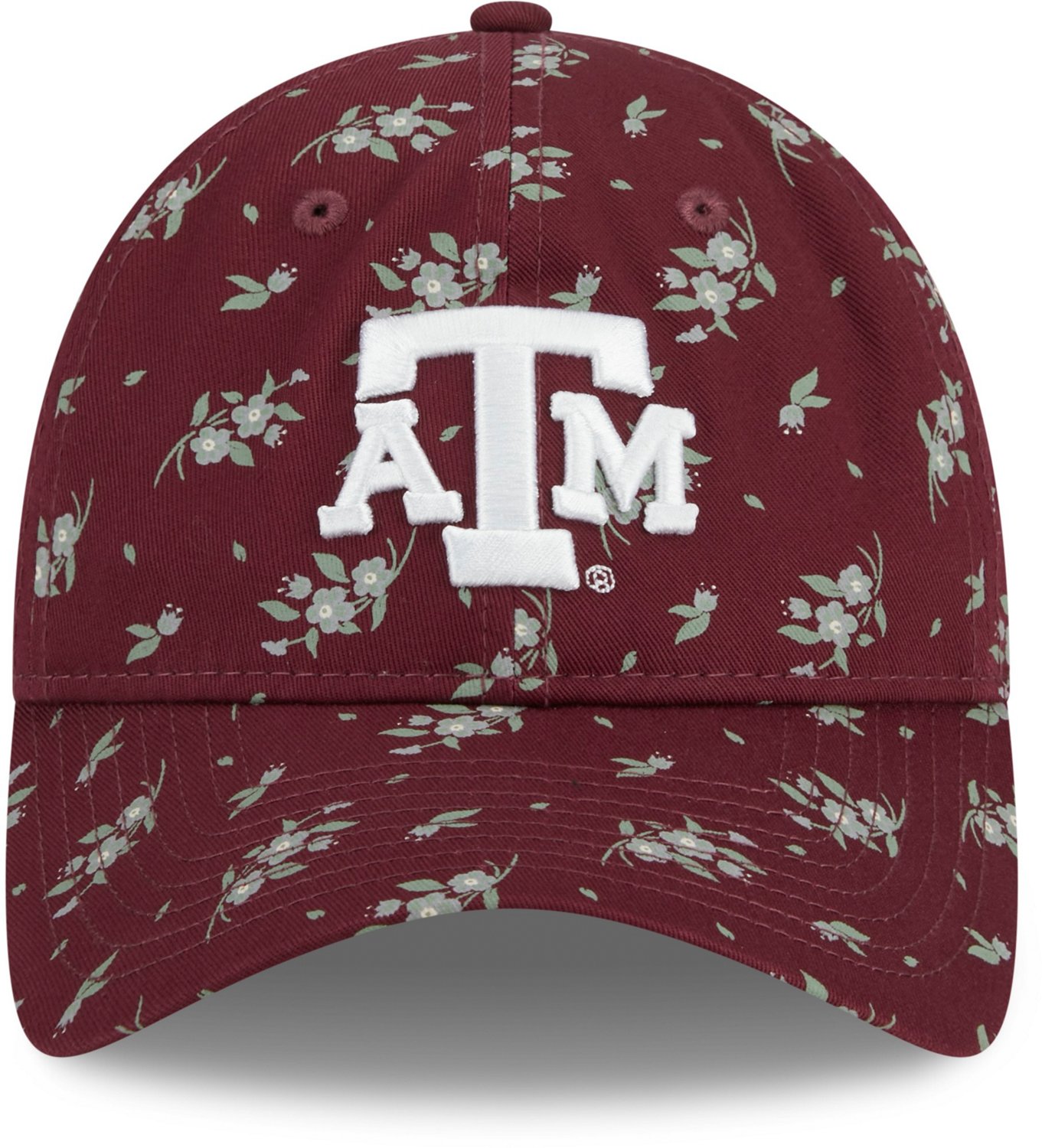 New Era Women's Texas A&M University Bloom OTC Adjustable 9TWENTY Cap - view number 2