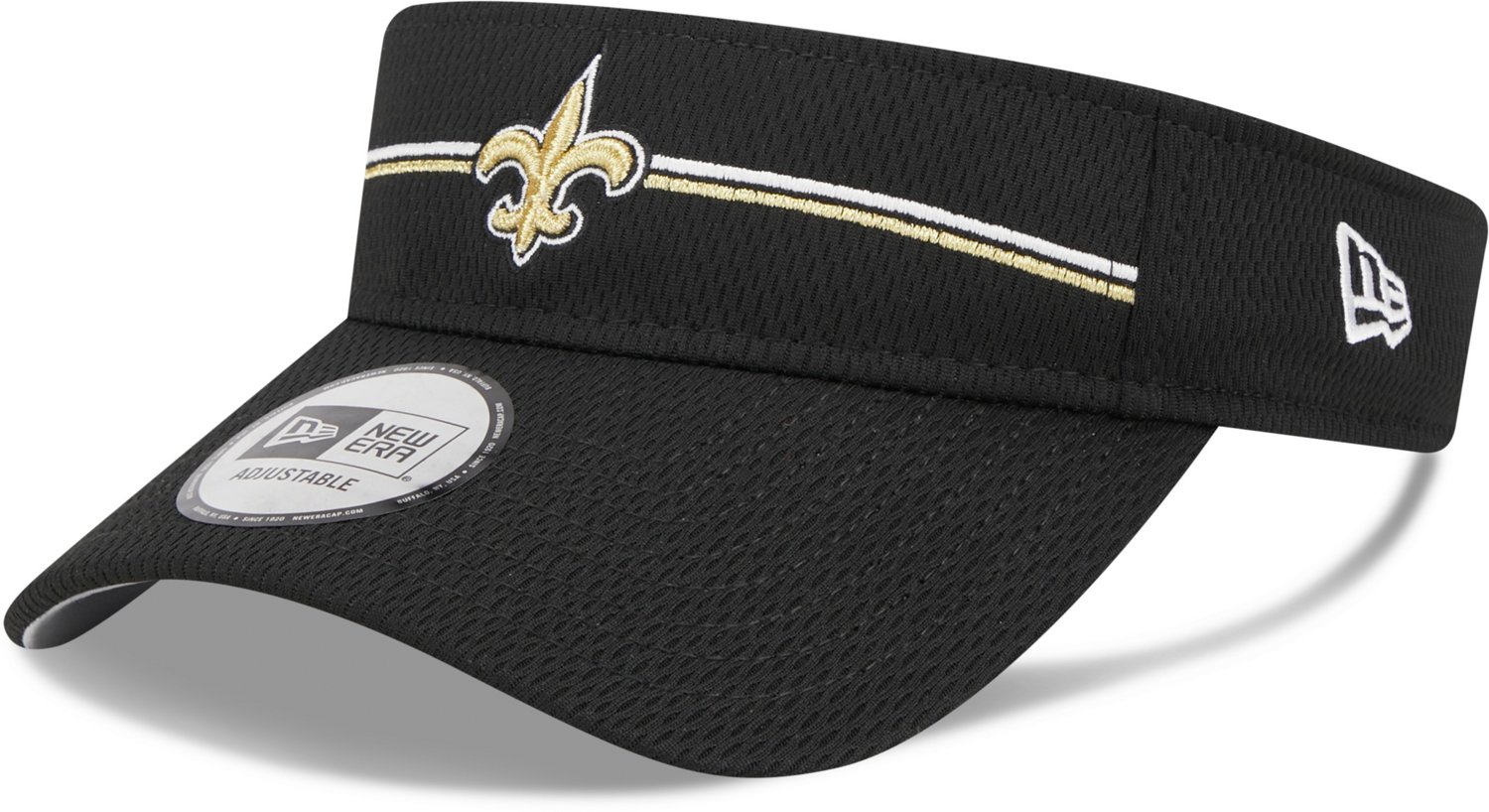 Women's New Era Black/White New Orleans Saints Plus Size Athletic