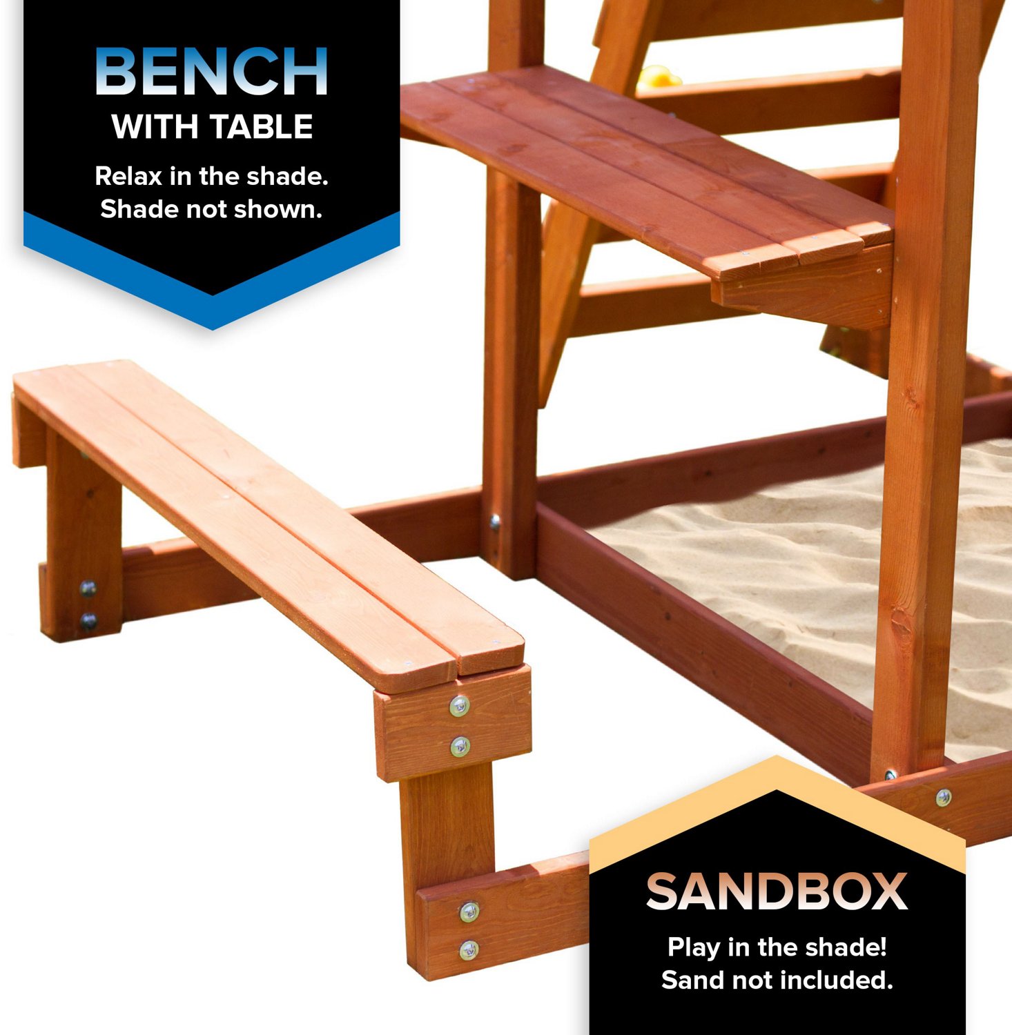 Sportspower Sunnyslope Wooden Swing Set Academy