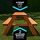 Sportspower Kids Wooden Picnic Table                                                                                             - view number 5