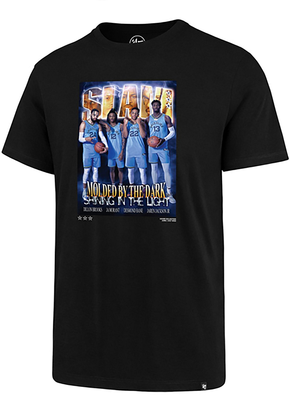'47 Men's Memphis Grizzlies Ja Morant 12 City Edition Slam NBA Mug Super Rival T-shirt - view number 1