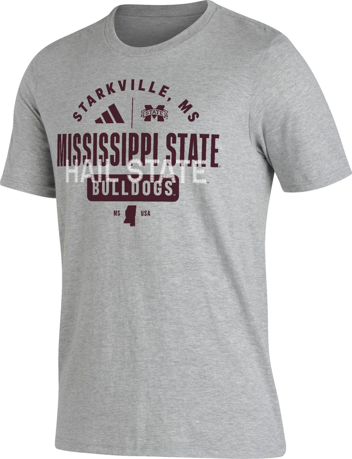 Adidas Men's Mississippi State University Sewn Up Fresh Graphic T-shirt 