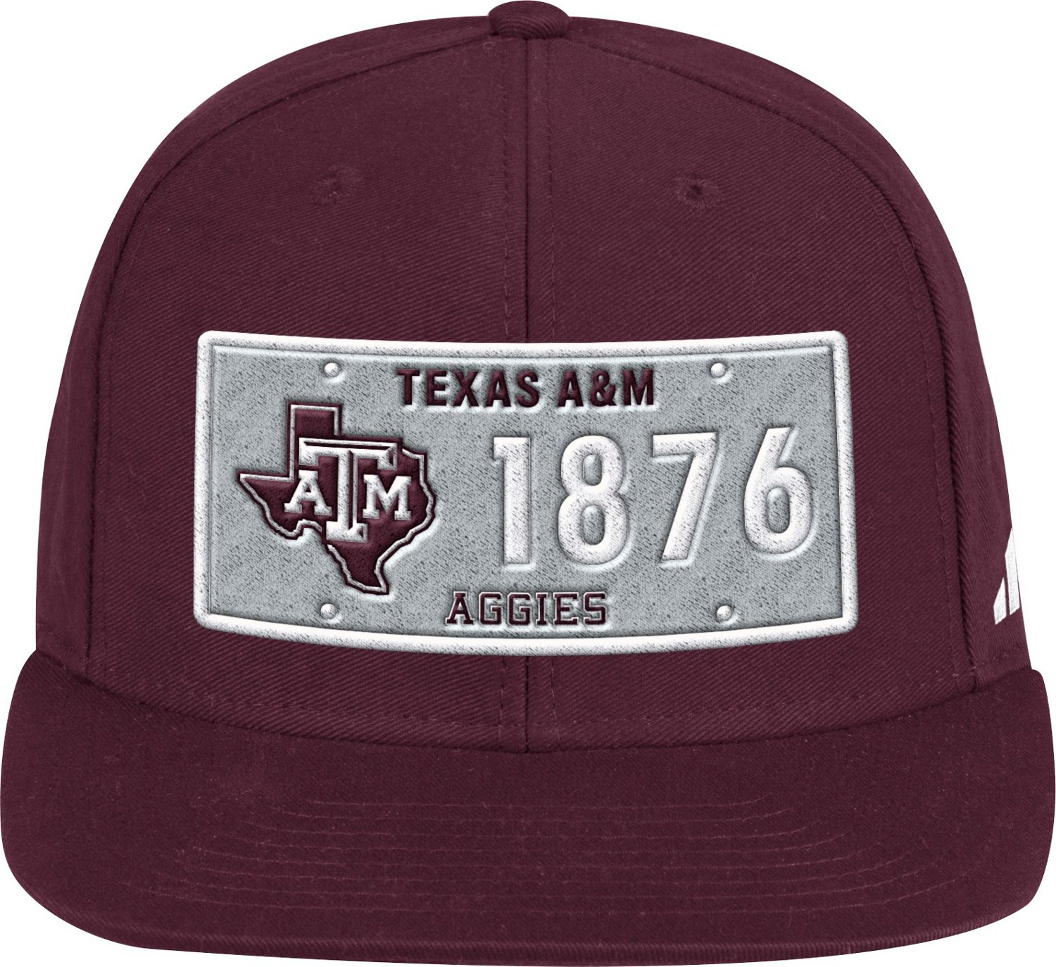 Adidas Texas A&M University Flat Brim Snapback Cap - view number 1