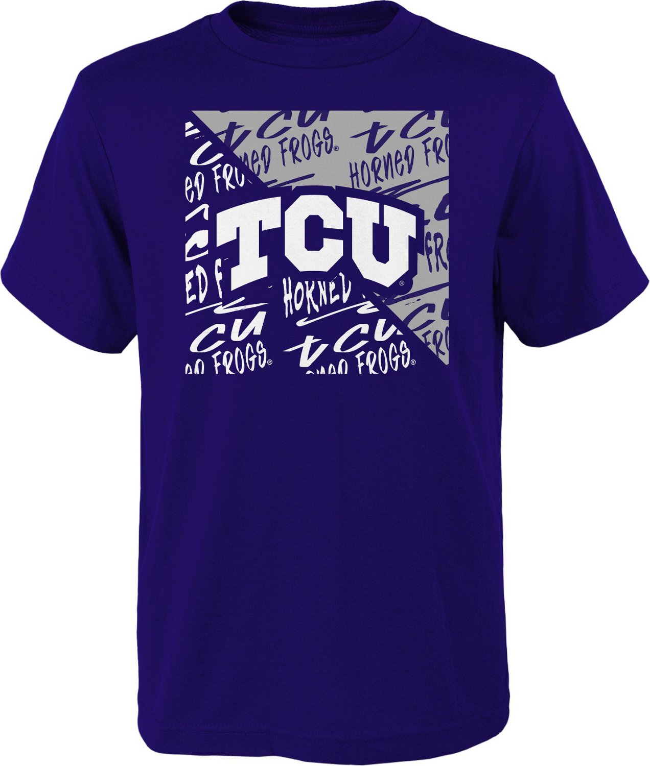 Outerstuff Boys' Texas Christian University Divide T-shirt