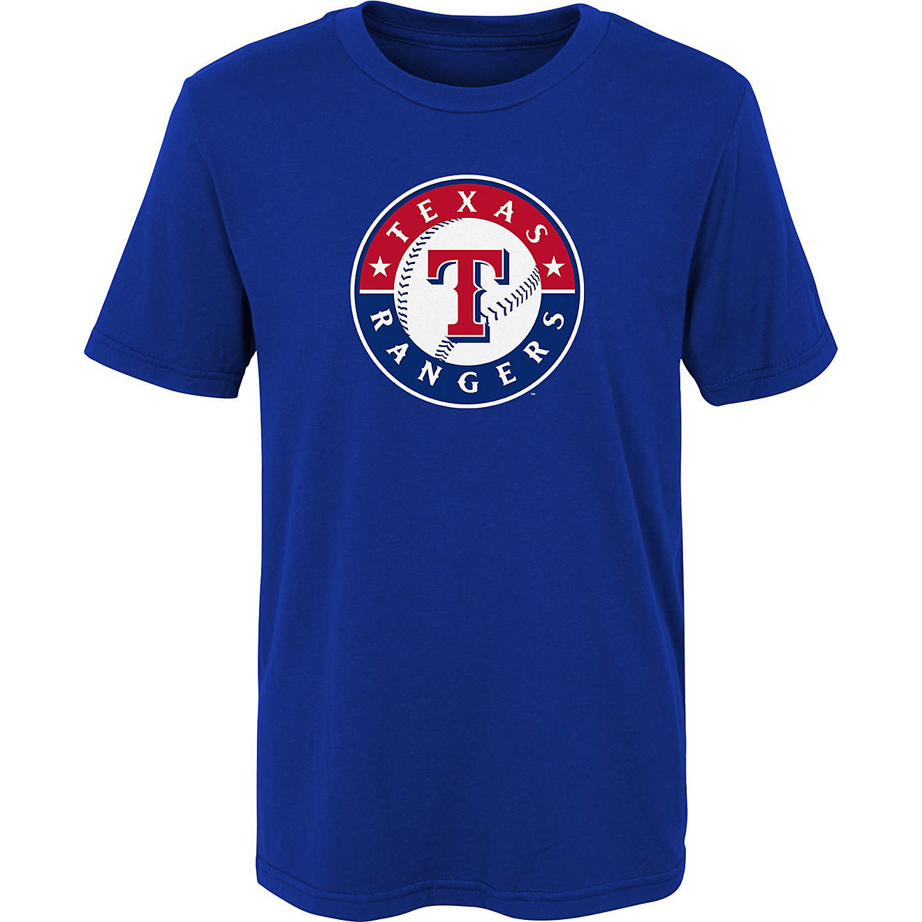 Outerstuff Boys' 4-7 Texas Rangers Primary Logo T-shirt                                                                          - view number 1