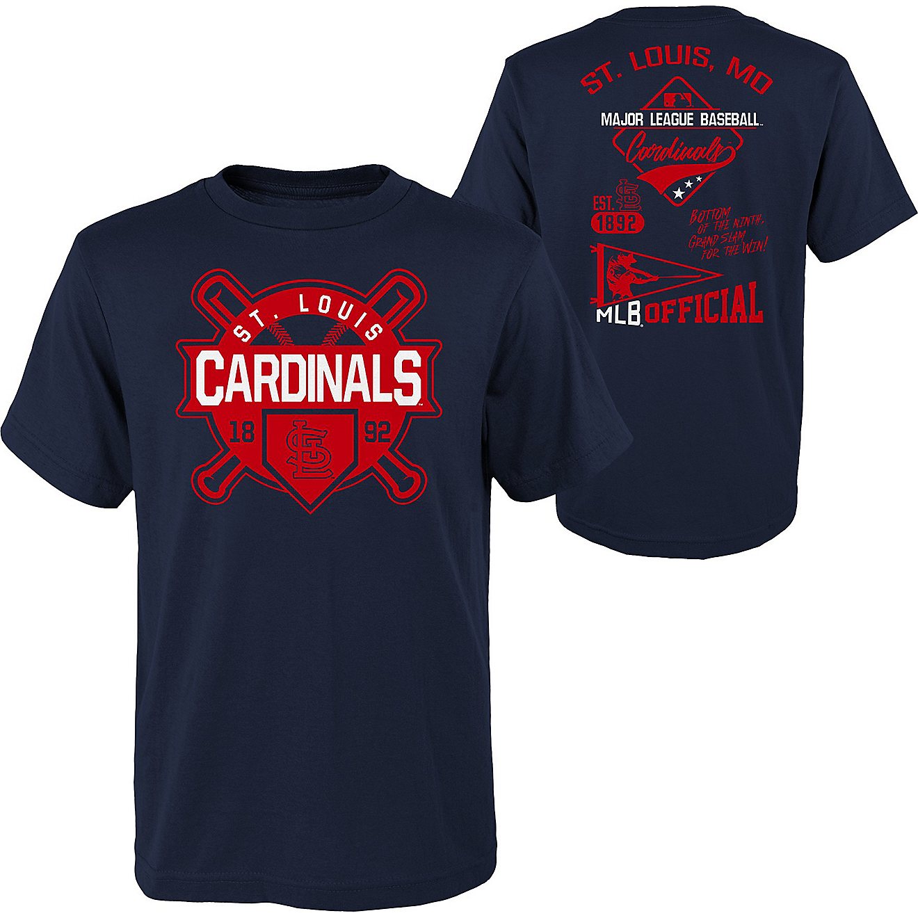 Outerstuff Boys' 8-20 St. Louis Cardinals Multi-Hits T-shirt                                                                     - view number 3