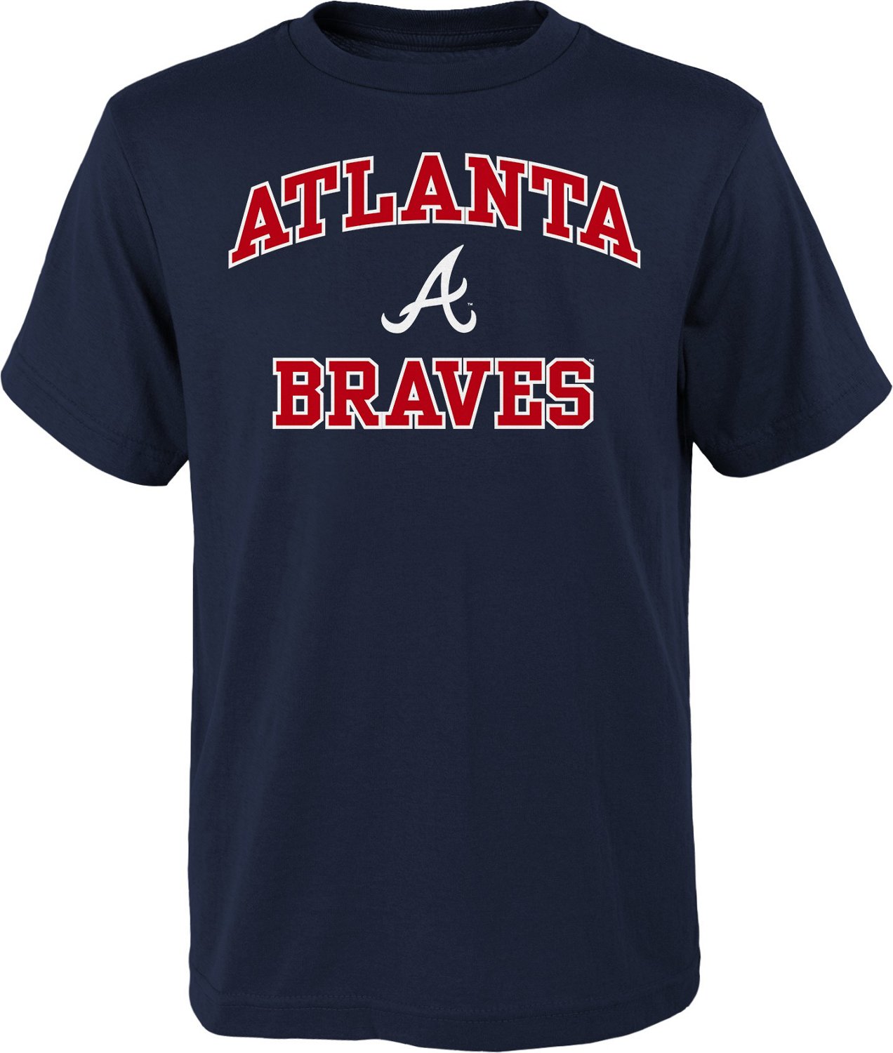 Outerstuff Boys' 8-20 Atlanta Braves Heart and Soul T-shirt