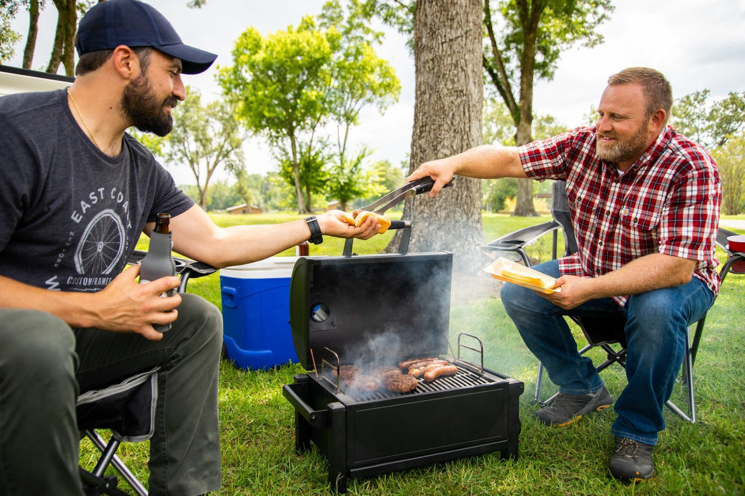 Oklahoma joe's rambler tabletop charcoal grill best sale