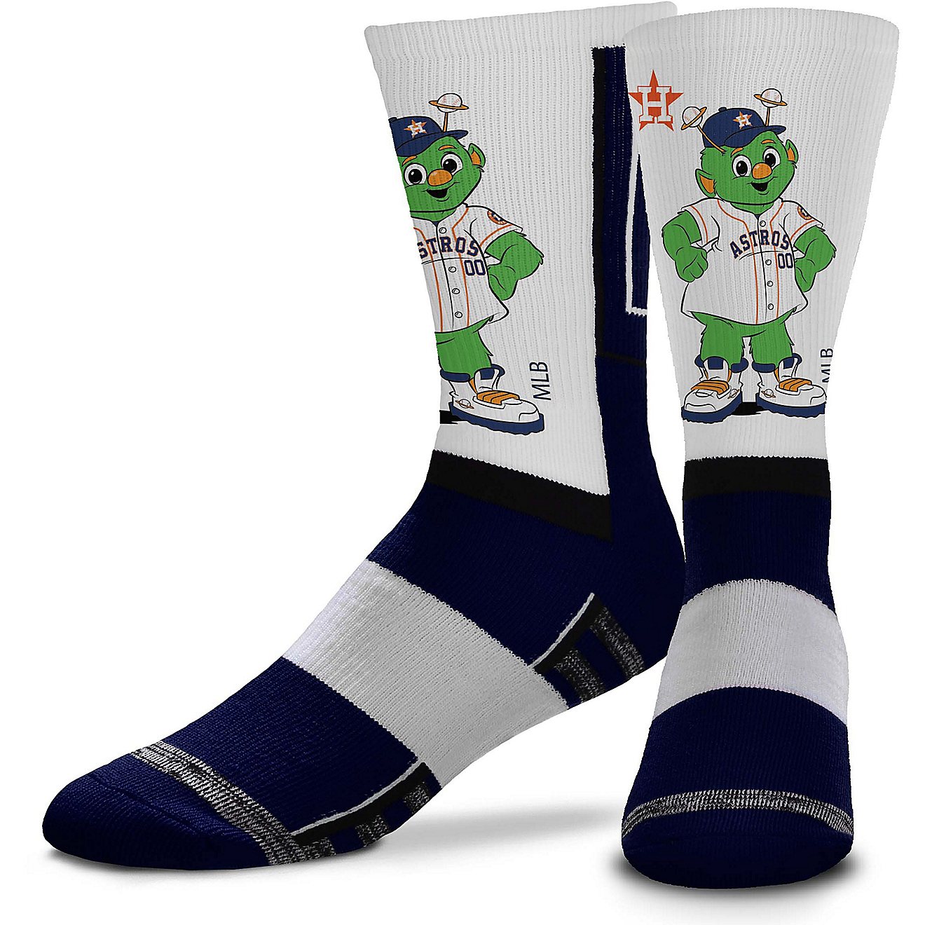 For Bare Feet Houston Astros Mascot Snoop Crew Socks                                                                             - view number 1