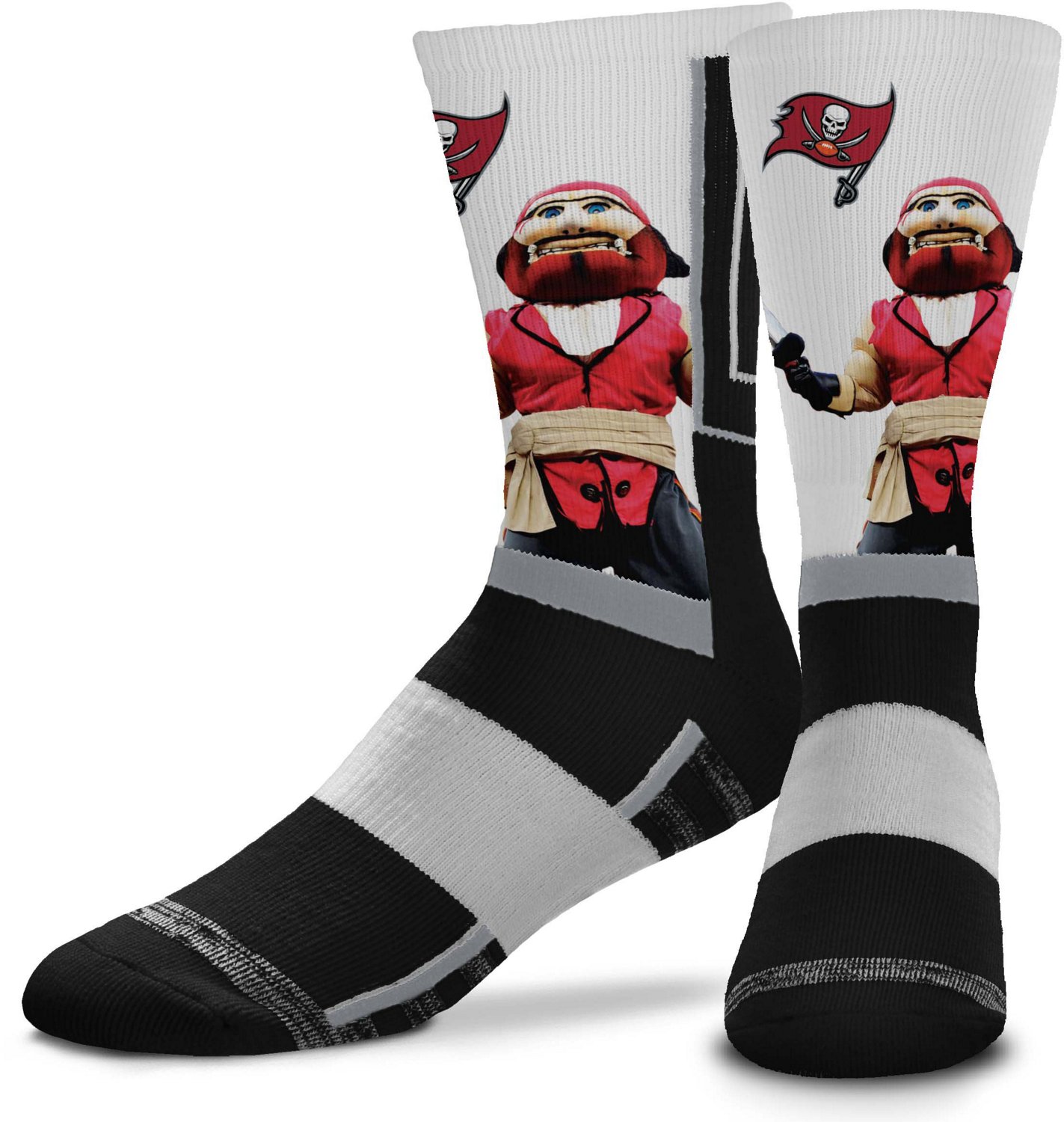 For Bare Feet Tampa Bay Buccaneers Mascot Snoop Crew Socks