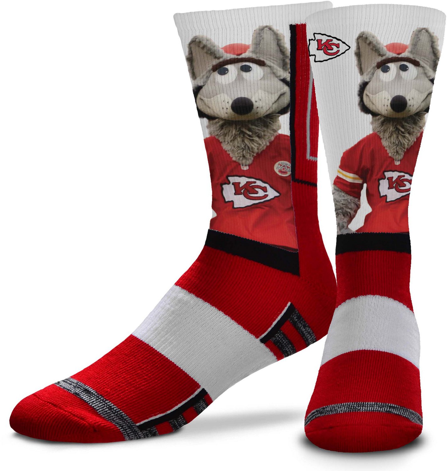 Lids Kansas City Chiefs Rock Em Socks Unisex Mascot Walkout Low Cut