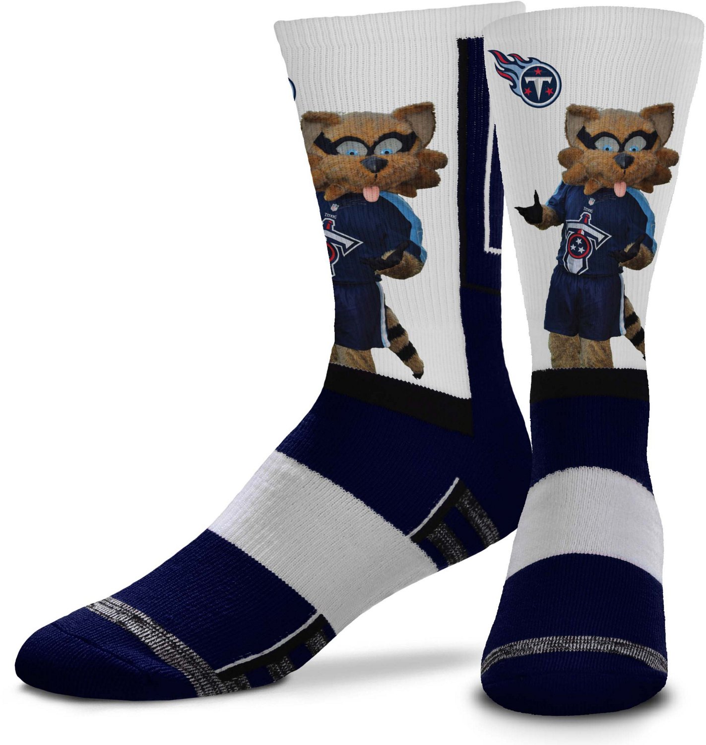 For Bare Feet Tennessee Titans Mascot Snoop Crew Socks