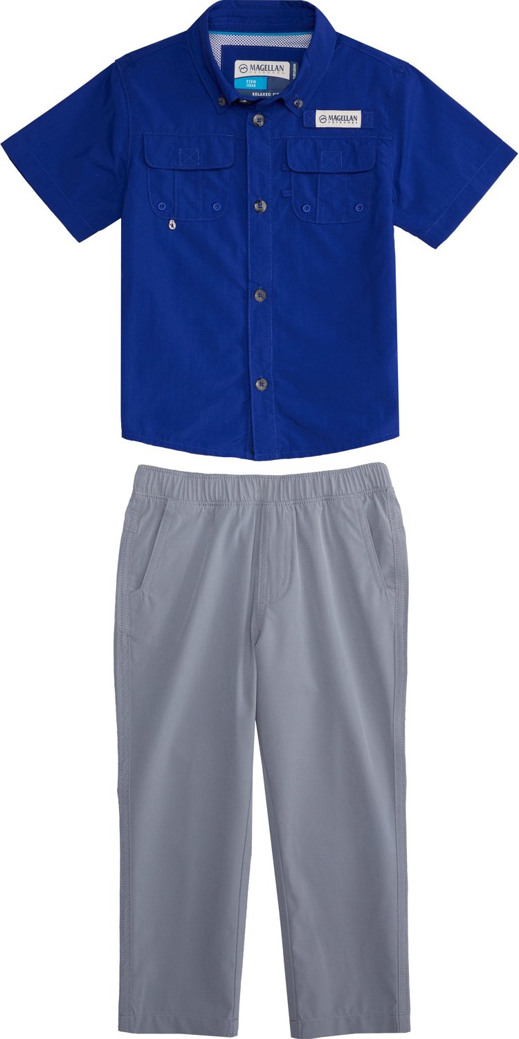Magellan Outdoors Toddler Boys' Laguna Madre Caddo Lake Shirt Pant Set