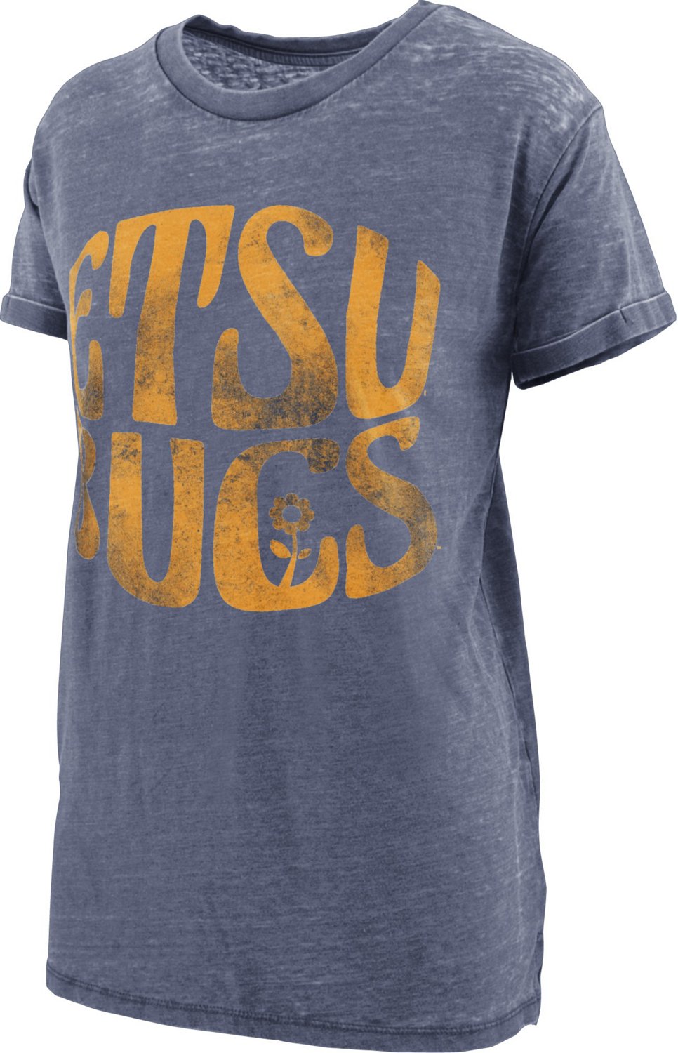 Three Square Women’s East Tennessee State University Vintage Boyfriend Goldie Graphic T-shirt